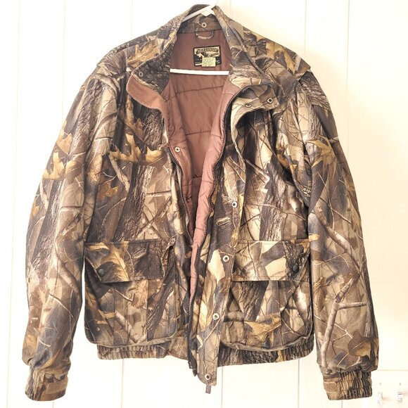 Field & Stream Camo quilt Lined Hunting Jacket Coat Men's Size: LARGE - Picture 2 of 9